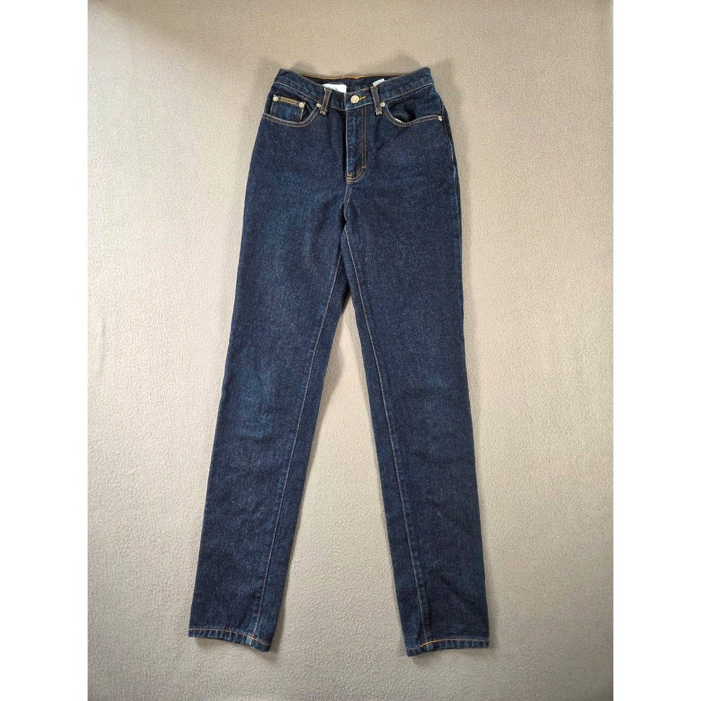 Vintage Calvin Klein Jeans Womens 2 Slim Fit Dark Wash Denim 100% Cotton